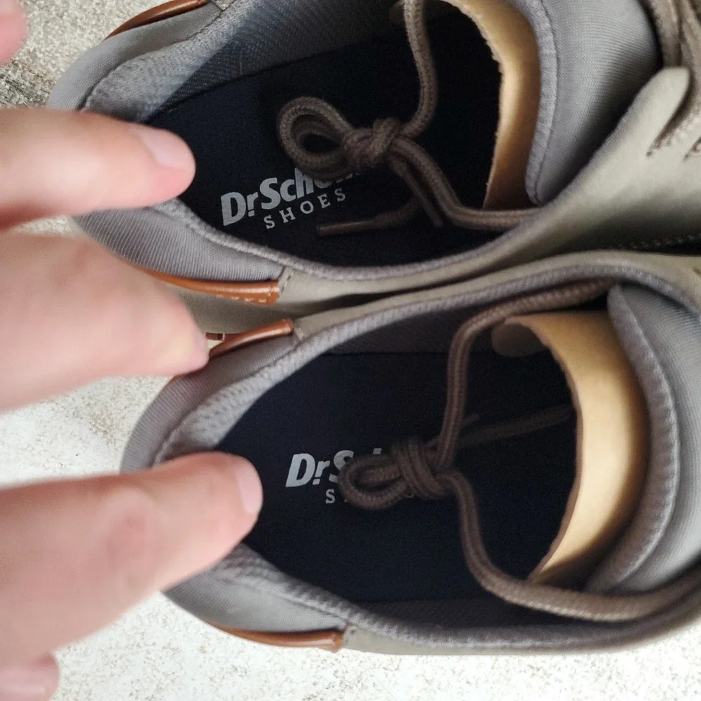 Dr Scholls Sync Mens Oxford Shoes Sz 11 M Running Gray Mesh Lace Up Sneakers‎